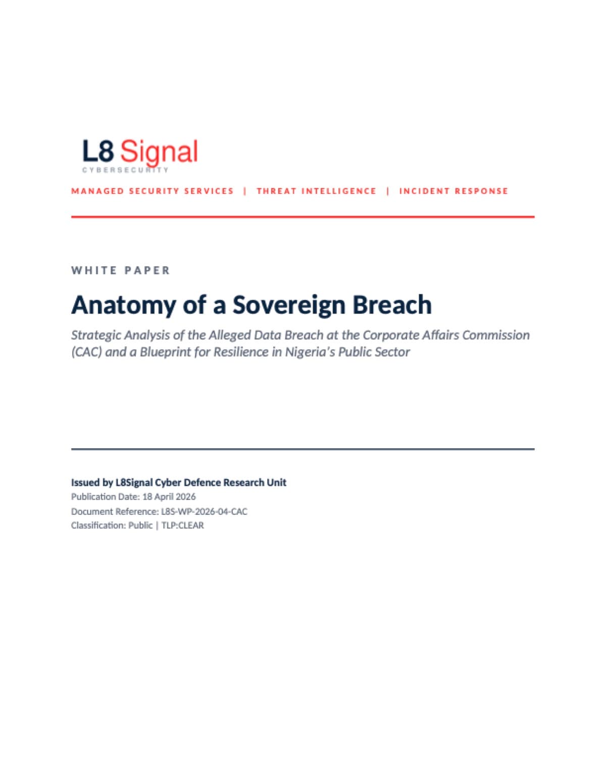 Anatomy of a Sovereign Breach